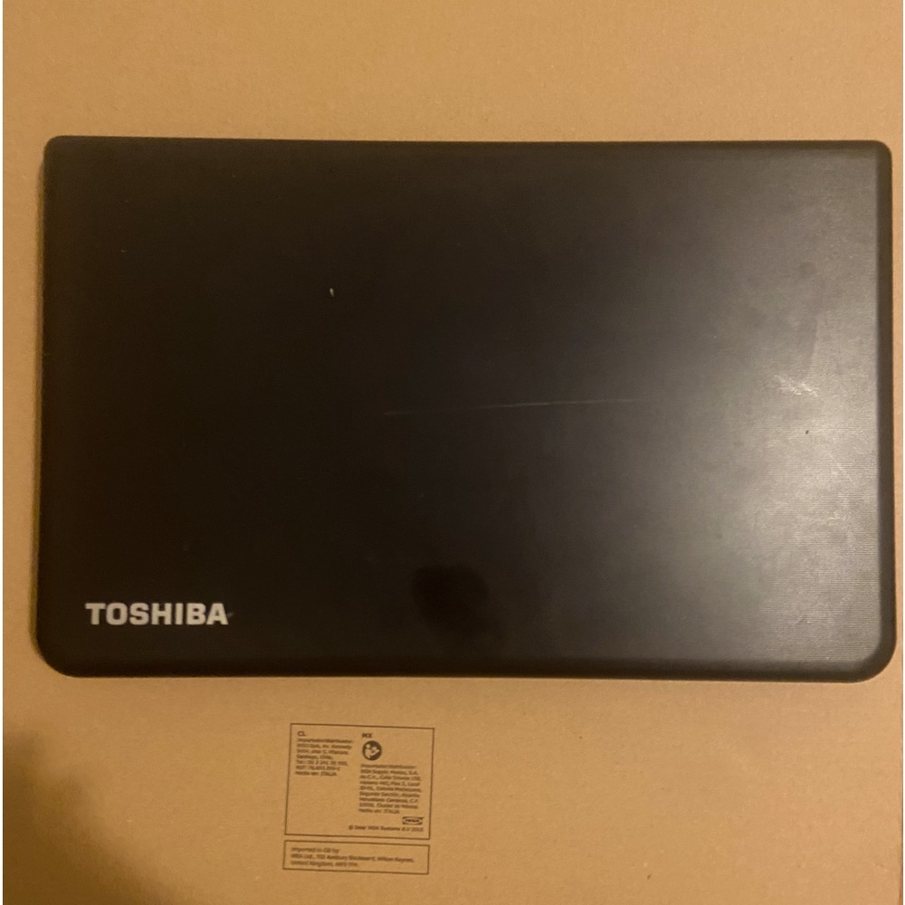 Toshiba Laptop (comes with charger & laptop carry case)